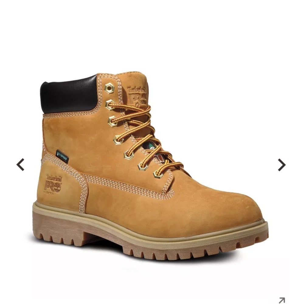Worn once Timberland women’s waterproof steel toe boots